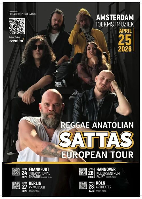 Sattas live in Amsterdam! + afterparty with DJ A.T.A.