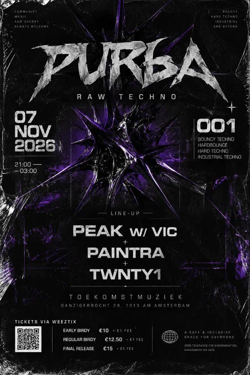PURBA-001 — RAW TECHNO