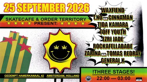SKATECAFE & ORDER TERRITORY PRESENT: CINNAMAN B2B T.NO, EZRI JADE, GENERAL K, ROCKAFELLABABE, TIDA KAMARA, TOFF YOUTH, WAXFIEND & ZARINA B2B REDRAY (BE)
