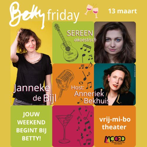 Betty Friday – vrij-mi-bo cabaret – MC020