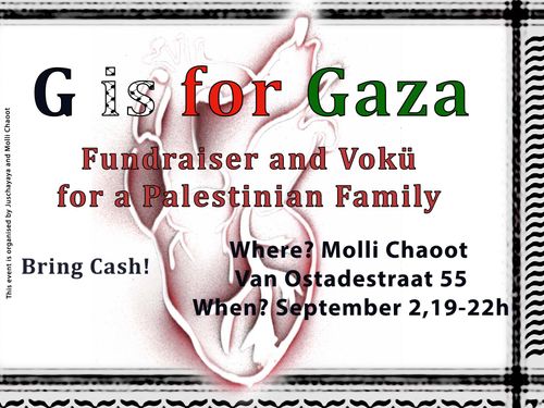 Fundraiser and Vegan Dinner for a Palestinian Family in Gaza