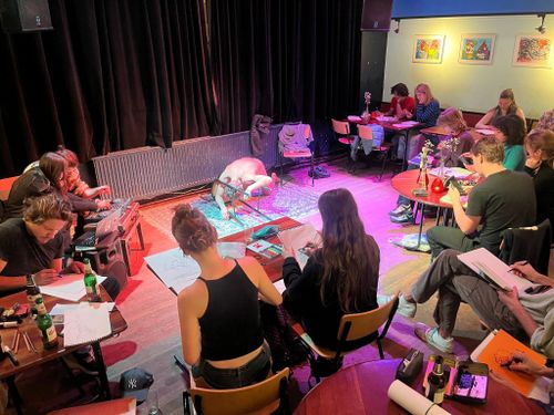 Deze keer geen modeltekenen