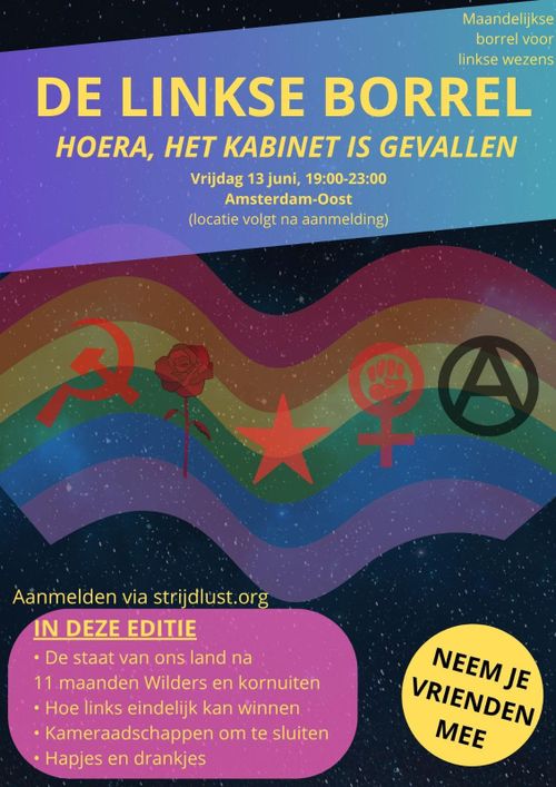✊ Vier de val van het kabinet! 🍻