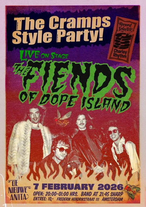 Cramps Tribute Night! live: THE FIENDS OF DOPE ISLAND