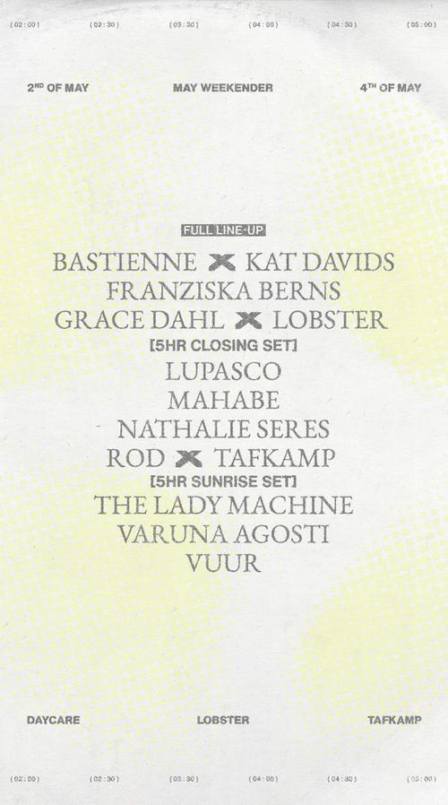 DAYCARE x Lobster x TAFKAMP Weekender