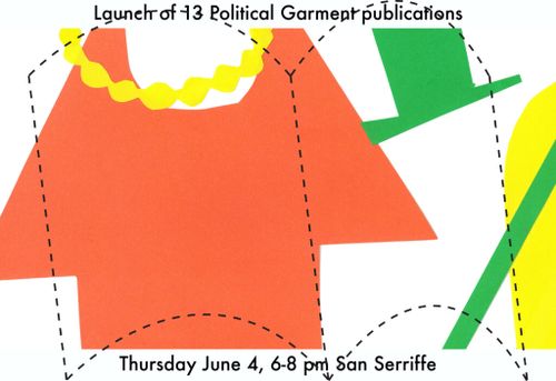 13 Political Garment publications Fashion x Graphic Design department