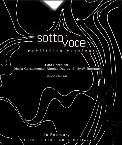 Sotto Voce : a monthly series dedicated to artist publications