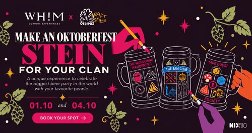 PAINT YOUR OKTOBERFEST CERAMIC STEIN