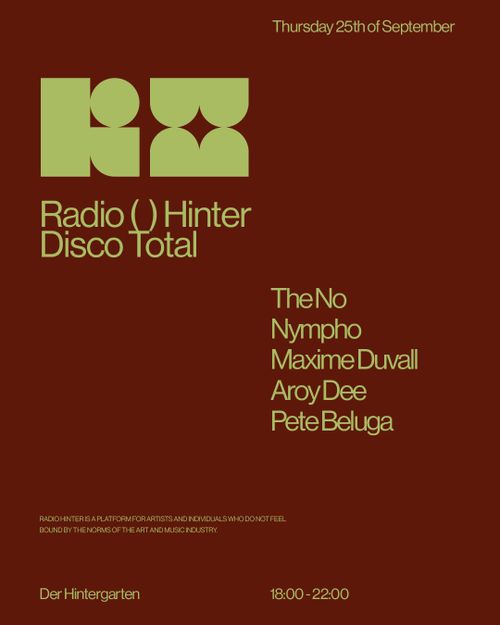 Radio Hinter: Disco Total