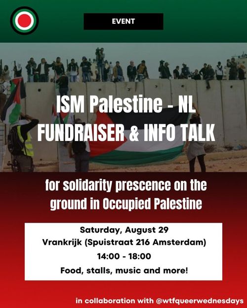 ISM NL Palestine Event