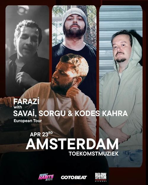 CANCELLED - Farazi & Friends: Savai, Sorgu & Kodes Kahra CANCELLED