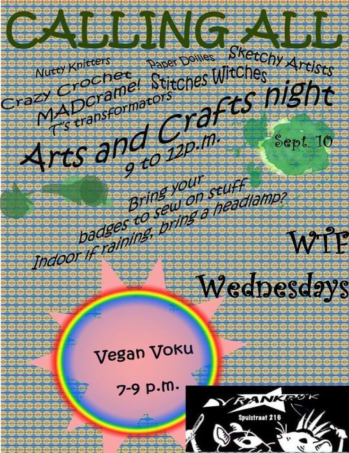 WTF Queer Wednesday Arts and Crafts Night/Benefit Voku