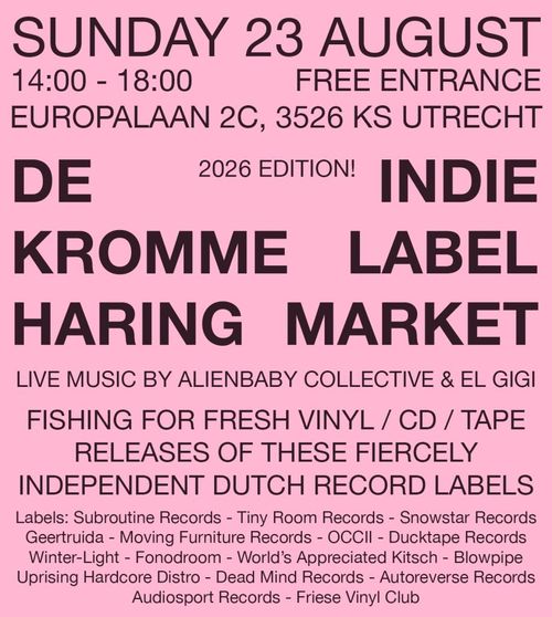 INDIE LABEL MARKET w/ LIVE MUSIC by: ALIENBABY COLLECTIVE + EL GIGI