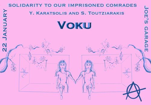 Solidarity to the prisoners Giannis Karatsolis and Sofoklis Toutziarakis