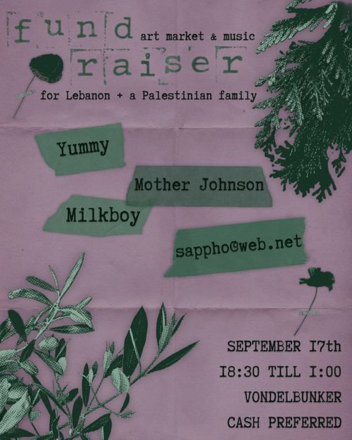 Market + Music  Fundraiser for Lebanon & Palestine