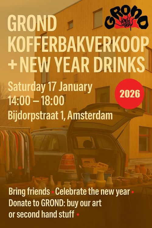 GROND Garage Sale + New Year Drinks