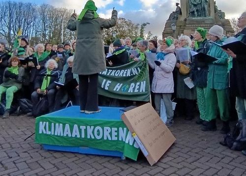 Rehearsal of the Amsterdam Climate Choir 9/6