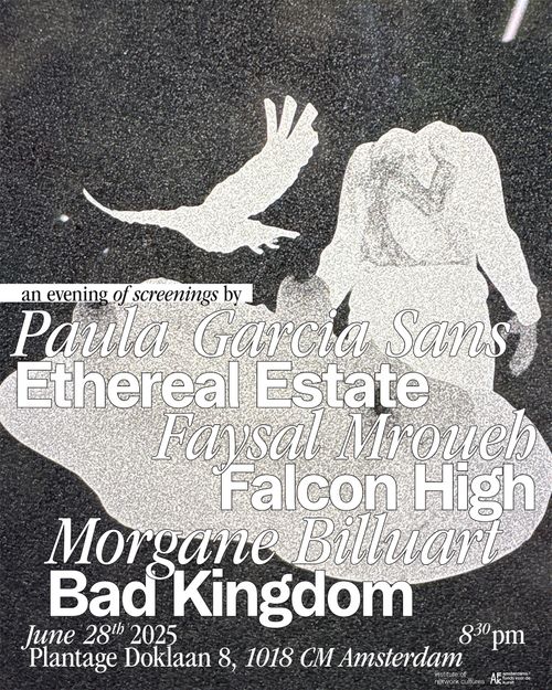 an evening of screenings by Paula Garcia Sans, Faysal Mroueh, and Morgane Billuart