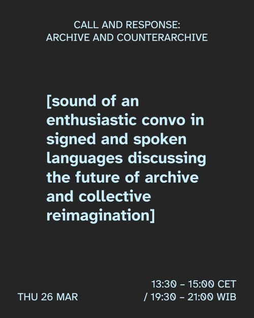 Call and Response: Archive and Counterarchive