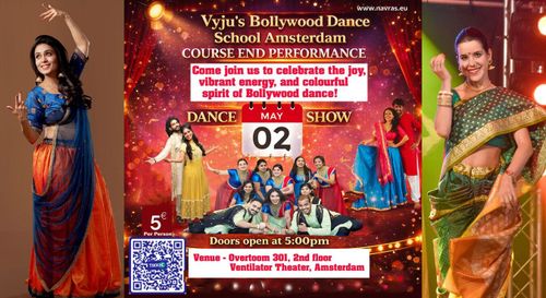 Vyju's Bollywood Dance School Amsterdam - Course End Performance