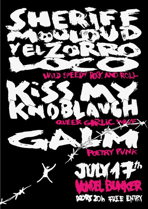 Poetry Punk, Queer Garlic Wave, and Speedy Rock and Roll