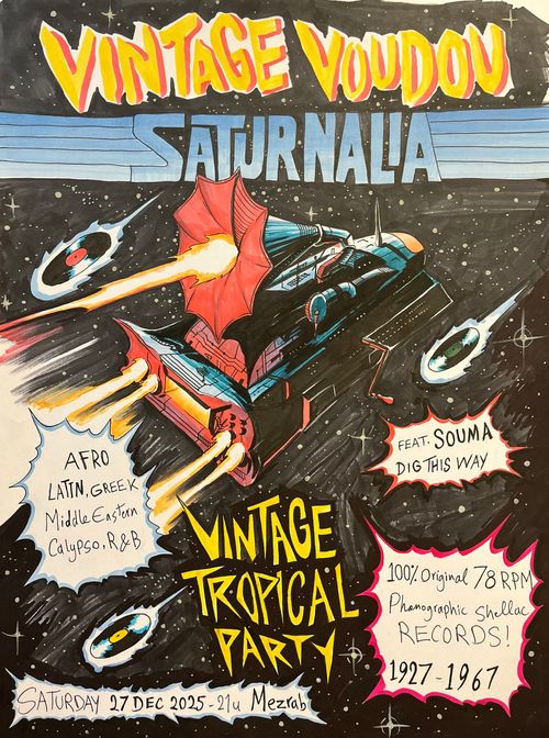 Vintage Voudou Dance Night ★ Saturnalia 78 Records Edition ♫