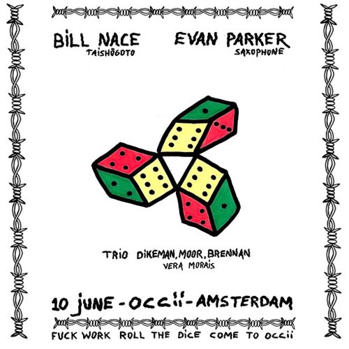 EVAN PARKER & BILL NACE (UK/US) + VERA MORAIS (PT) + DIKEMAN, MOOR & BRENNAN (US/UK/CA) + TASHI DORJI & FRANK ROSALY (BT/US)