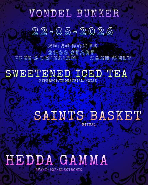 sweetened iced tea - saints basket - hedda gamma