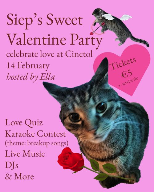 SIEPS SWEET VALENTINE PARTY | celebrate love at cinetol