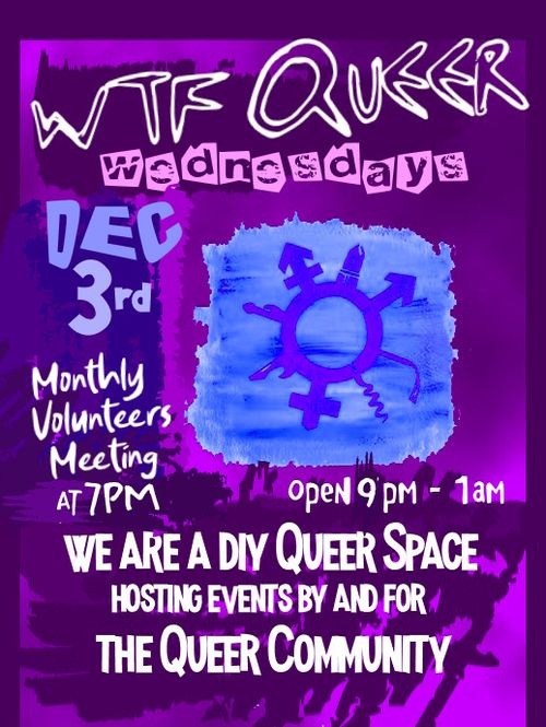 WTF Queer Wednesday NO VOKU/ WTF Q MTG