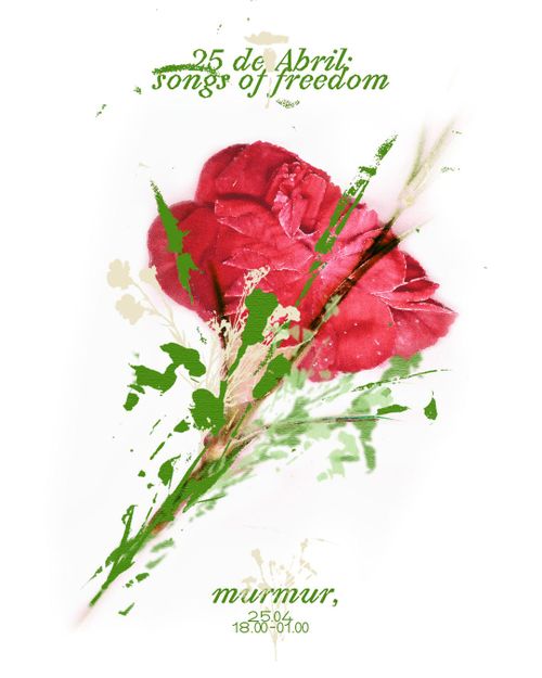 25 de abril: songs of freedom w/ mj, lou vives, gonçalo albergaria, antónio manso preto & antónio syder queiroz