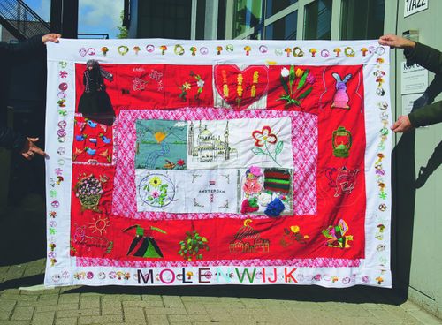 Workshop Tablecloth Embroidery during 24 Hours North in Werkplaats Molenwijk