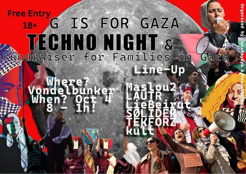 Techno night - G is for Gaza