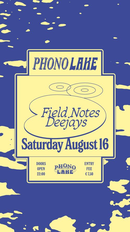 Phono Lake x Field Notes