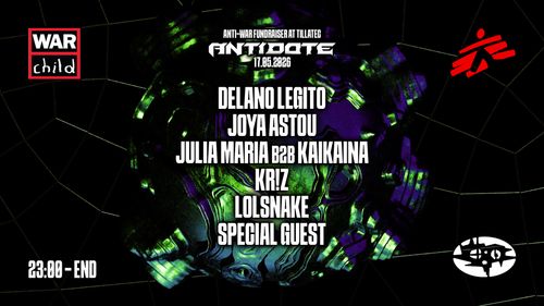 ANTIDOTE ANTI - WAR FUNDRAISER