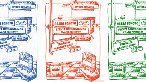 TOO MANY ZOOZ – CLUB NIGHT: NOTHING TOULOUSE, TOO MANY ZOOZ (ACOUSTIC SET LIVE), ABIBA SOKOTO, SIEM'S SOUNDMACHINE FT. LIVE MUSICIANS, TOM RUIJG & MAARTEN BLOEM