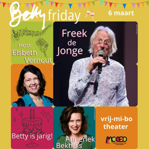 Betty Friday – vrij-mi-bo cabaret – MC020
