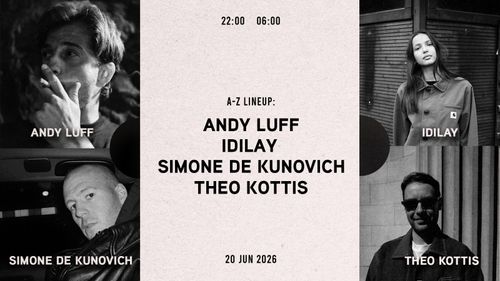 Andy Luff, Idilay, Simone de Kunovich, Theo Kottis