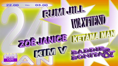 LAMSI, KETAMA MAN, KIM V, RUMI JILL, WAXFIEND, ZOË JANICE & BADDIE AND BONITA W/ TINA BURNER, ALEJANDRA, PRINCESS VINEYARD