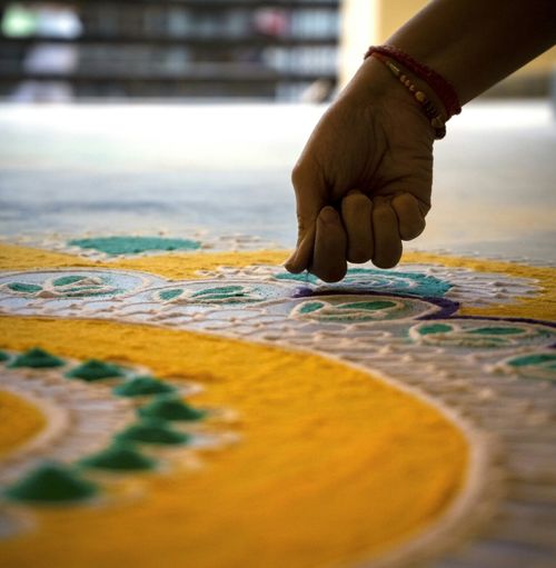 Welcoming Ritual: Flour Drawings with Anita Kluge
