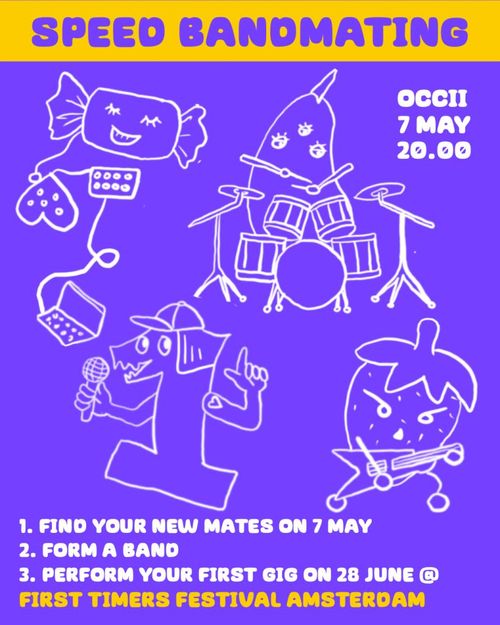 First Timers Fest Amsterdam – Speeddating bandmembers
