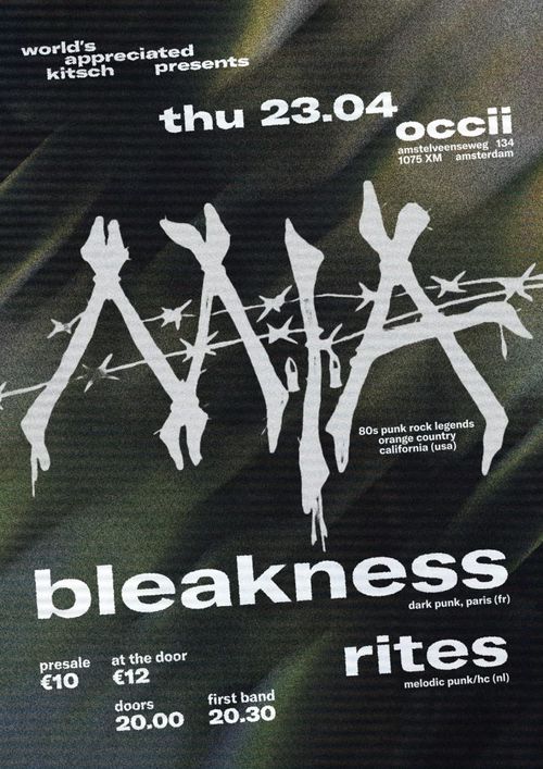 M.I.A. (US) + BLEAKNESS (FR) + RITES