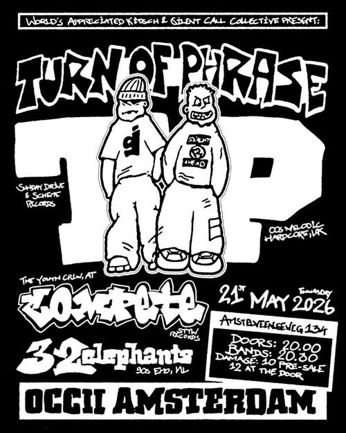 TURN OF PHRASE (UK) + COMPETE (AT) + 32 ELEPHANTS