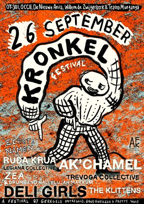 Geregeld Ontregeld Pretty Ugly & BandGurl666 present: KRONKEL one day festival celebrating the underground