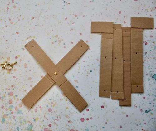 Cardboard Articulated Puppet by Raquel Diniz