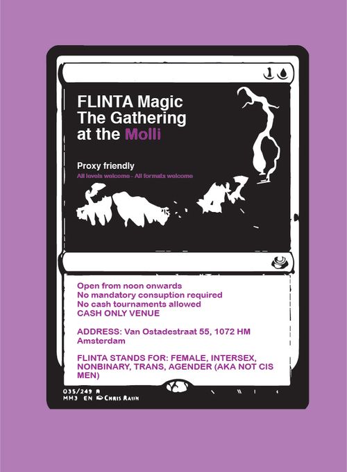 FLINTA MAGIC THE GAY-THERING AND ANARCHIST BOARD GAMES