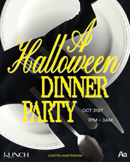 AA X LUNCH X CONTRA Halloween dinner party