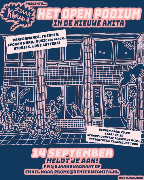 Sjaak Kwadraat presents: Open Podium!