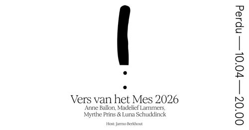 Vers van het Mes 2026
