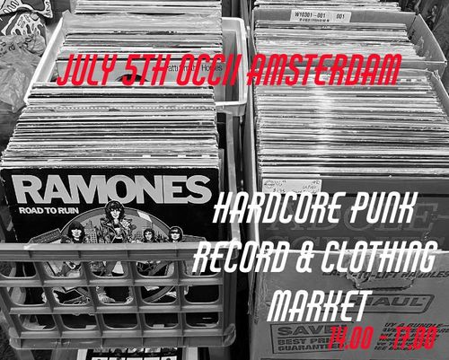 HC/PUNK RECORD & CLOTHING MARKET! w/ Bill Sassenberger (Toxic Shock Records) + GummoPunx + Many More Crates/Boxes.